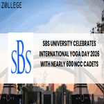 SBS University Celebrates International Yoga Day 2026 with Nearly 600 NCC Cadets